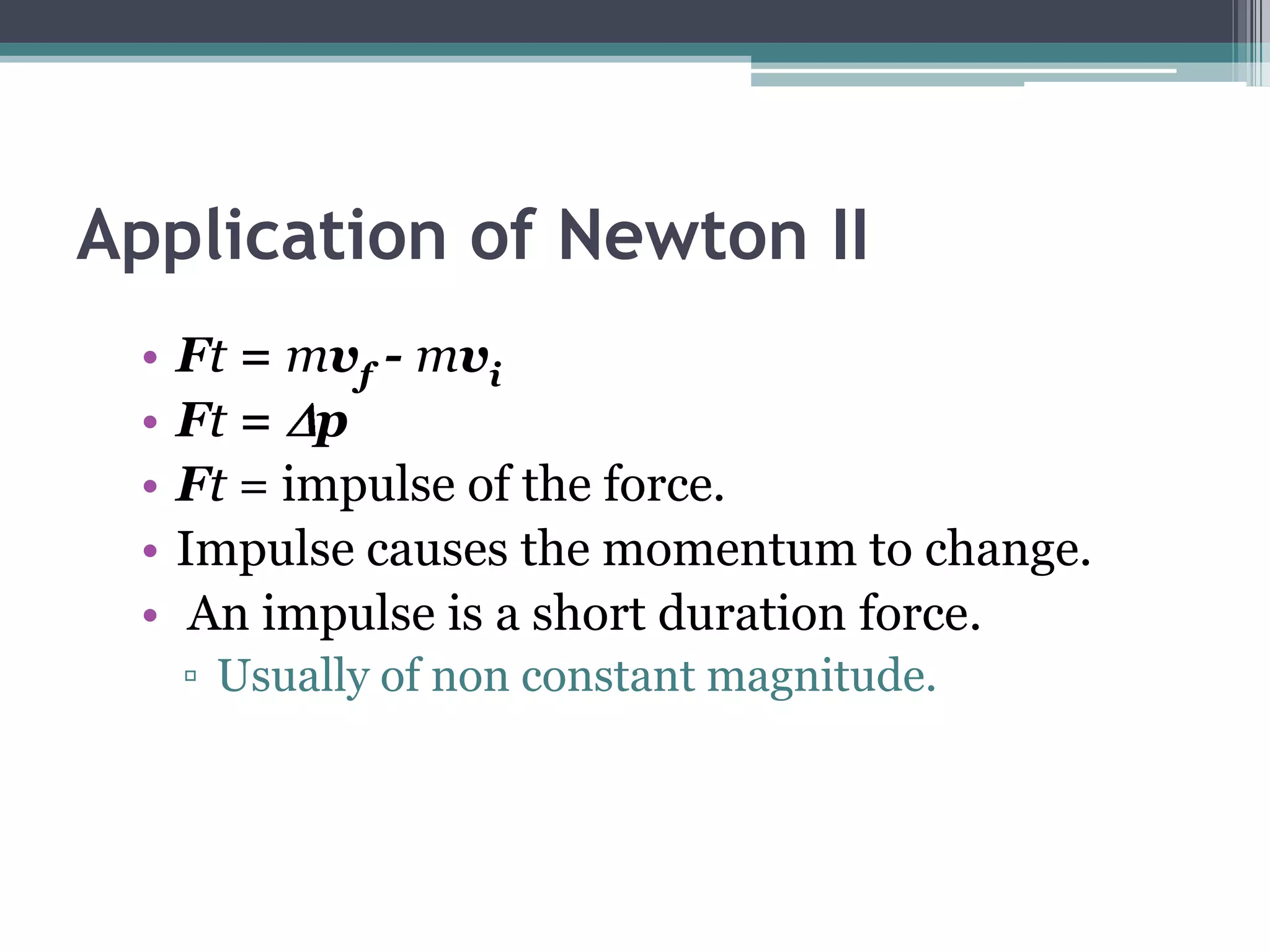 Momentum in 2DSection 1: Topic 4