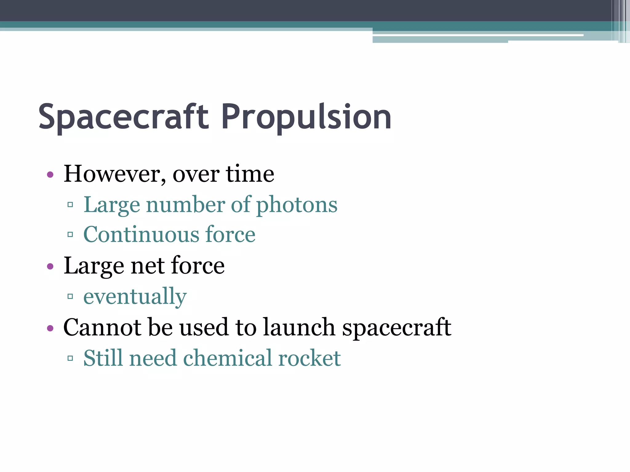 Spacecraft Propulsion