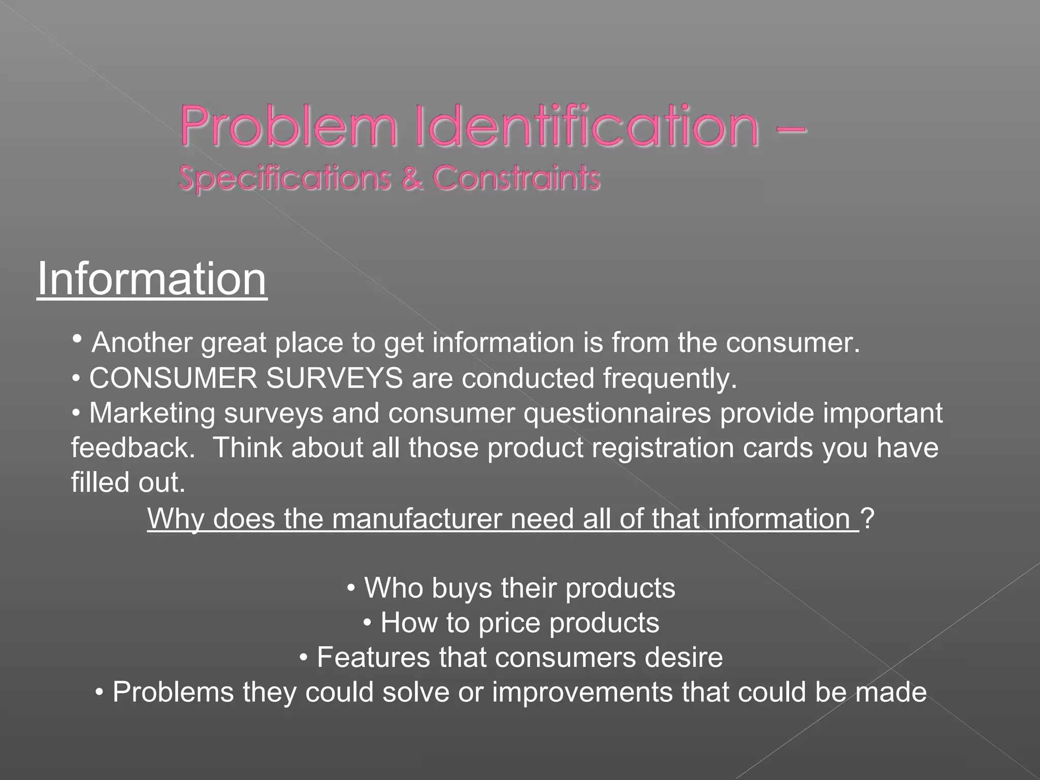 problem identification | PPT