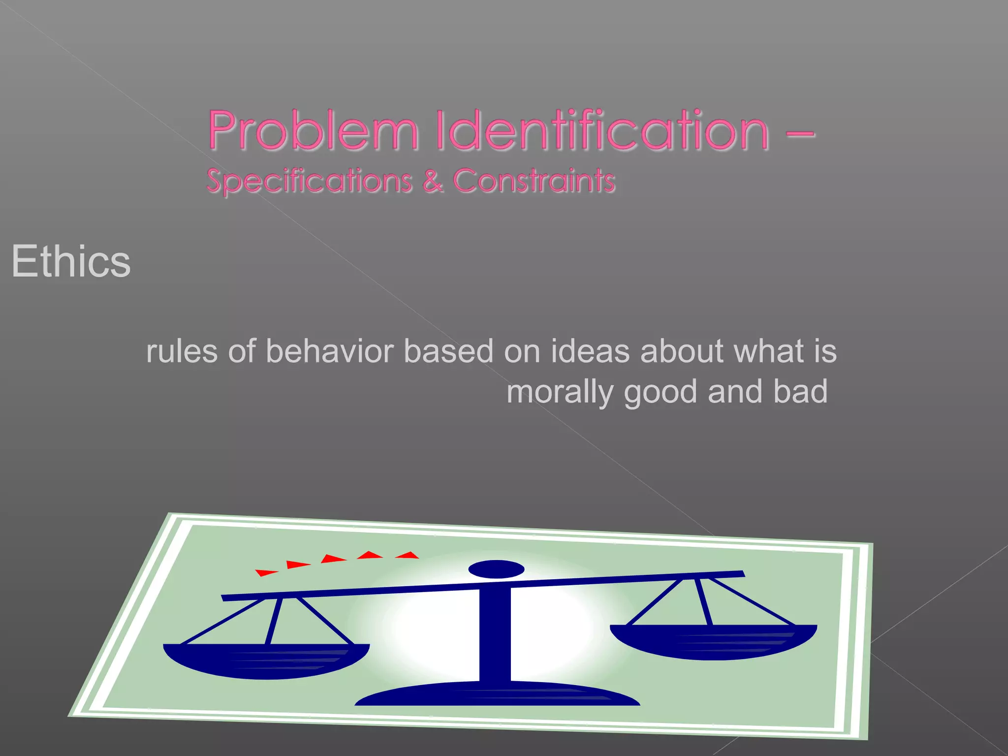 problem identification | PPT