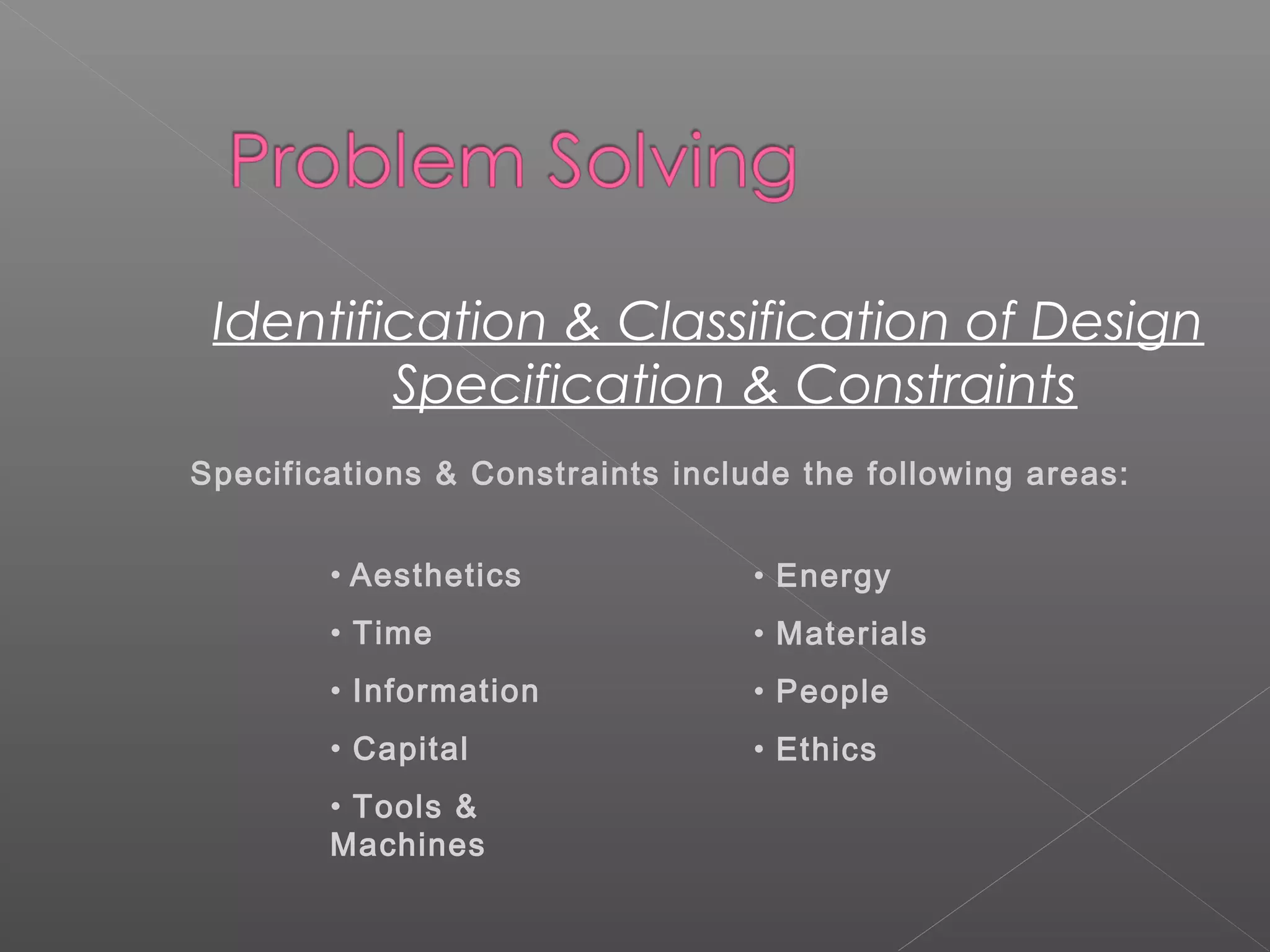 problem identification | PPT