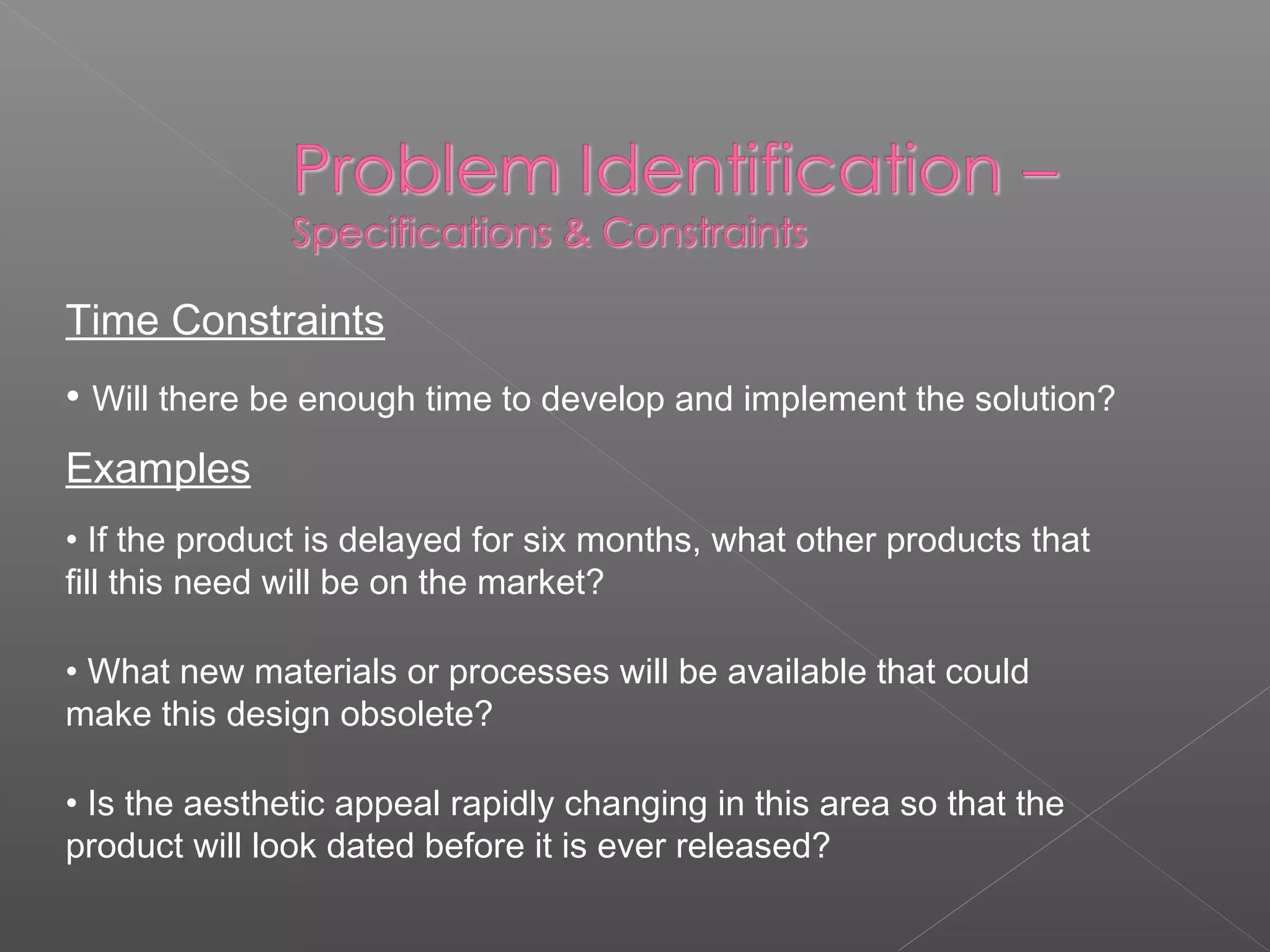 problem identification | PPT