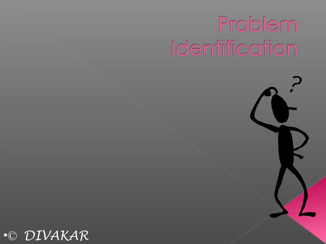 problem identification | PPT