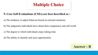 Understanding Personality and Values in Organizational Behavior: Big ...