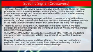 Section 2 - Chapter 7 Part II - Strategies using Moving Averages | PDF