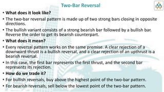 Section 2 - Chapter 9 Part II - Short Tem Pattern - Bar Chart Reversal ...