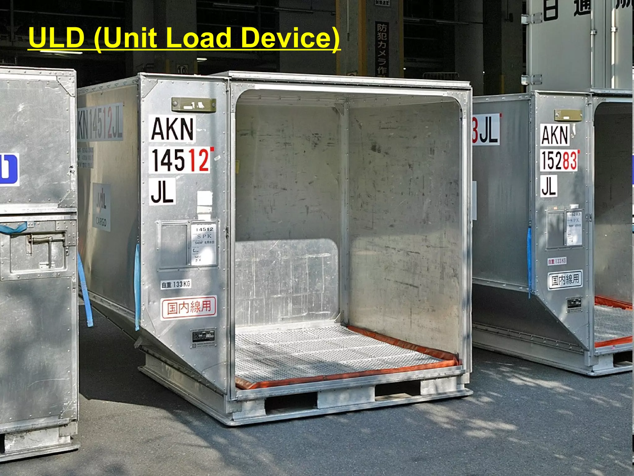 M. Tayfour 86
ULD (Unit Load Device)
 