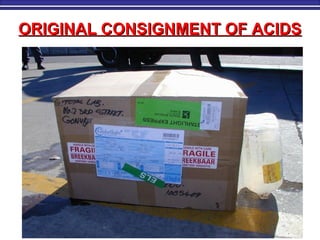 ORIGINAL CONSIGNMENT OF ACIDSORIGINAL CONSIGNMENT OF ACIDS
 