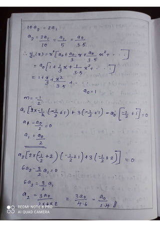 Section 28- Regular singular points solution | PDF