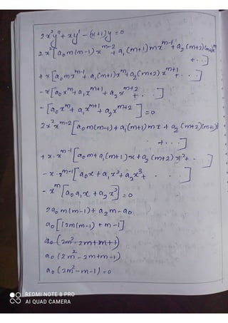 Section 28- Regular singular points solution | PDF