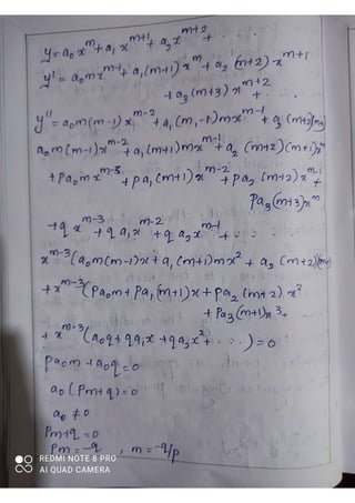 Section 28- Regular singular points solution | PDF