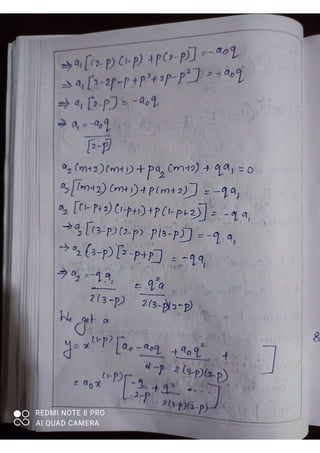 Section 28- Regular singular points solution | PDF