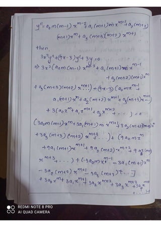 Section 28- Regular singular points solution | PDF