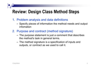 Section2 methods for classes | PDF