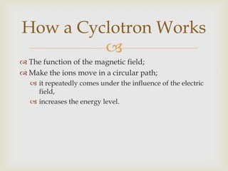 How a Cyclotron Works