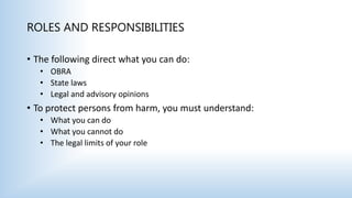 Section 2 The Nursing Assistant