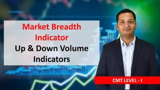 Market Breadth
Indicator
Up & Down Volume
Indicators
CMT LEVEL - I
 