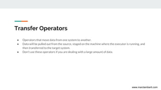 Apache Airflow | What Is An Operator | PPT