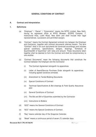 Gc Contract Example SECTION 3 GCC.pdf file of general term and condition | PDF