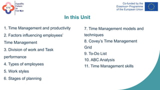 TIME MANAGEMENT | PPTX