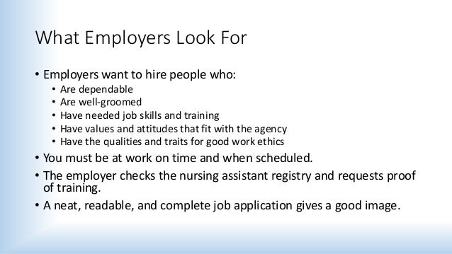 section 3 work ethics what are good work ethics
