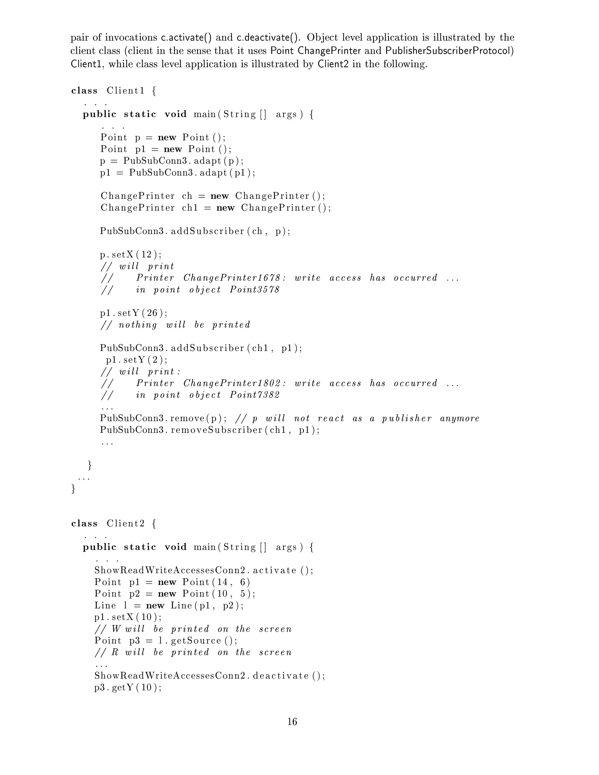 Modeling Aspects with AP&P Components