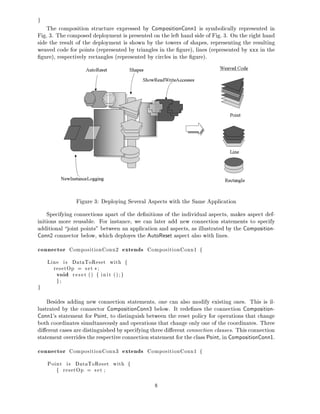 Modeling Aspects with AP&P Components