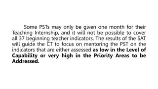 Pst Program Development Assessing pre-service teaching using PPST-Based Tools | PPTX