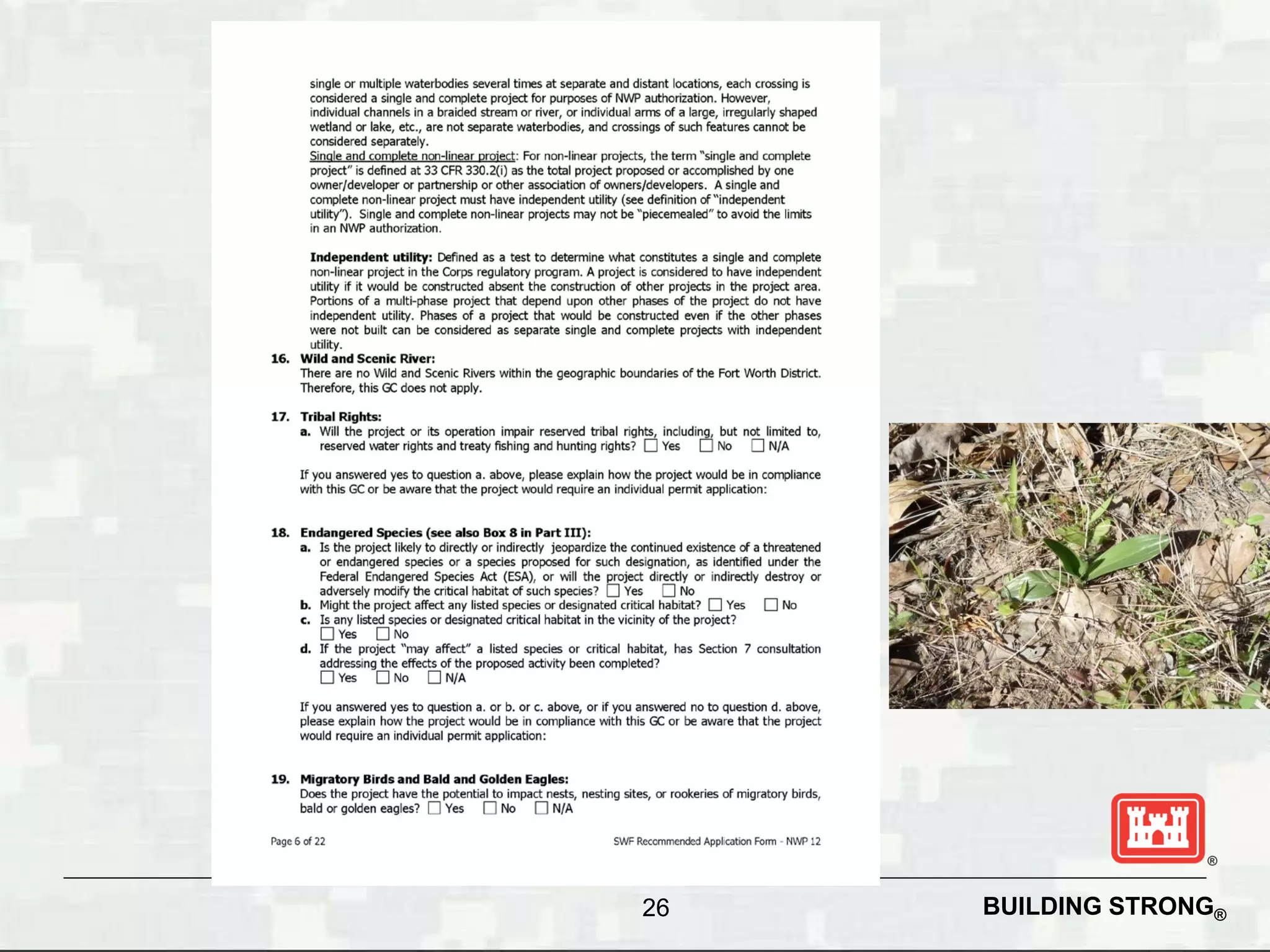 26   BUILDING STRONG®
 