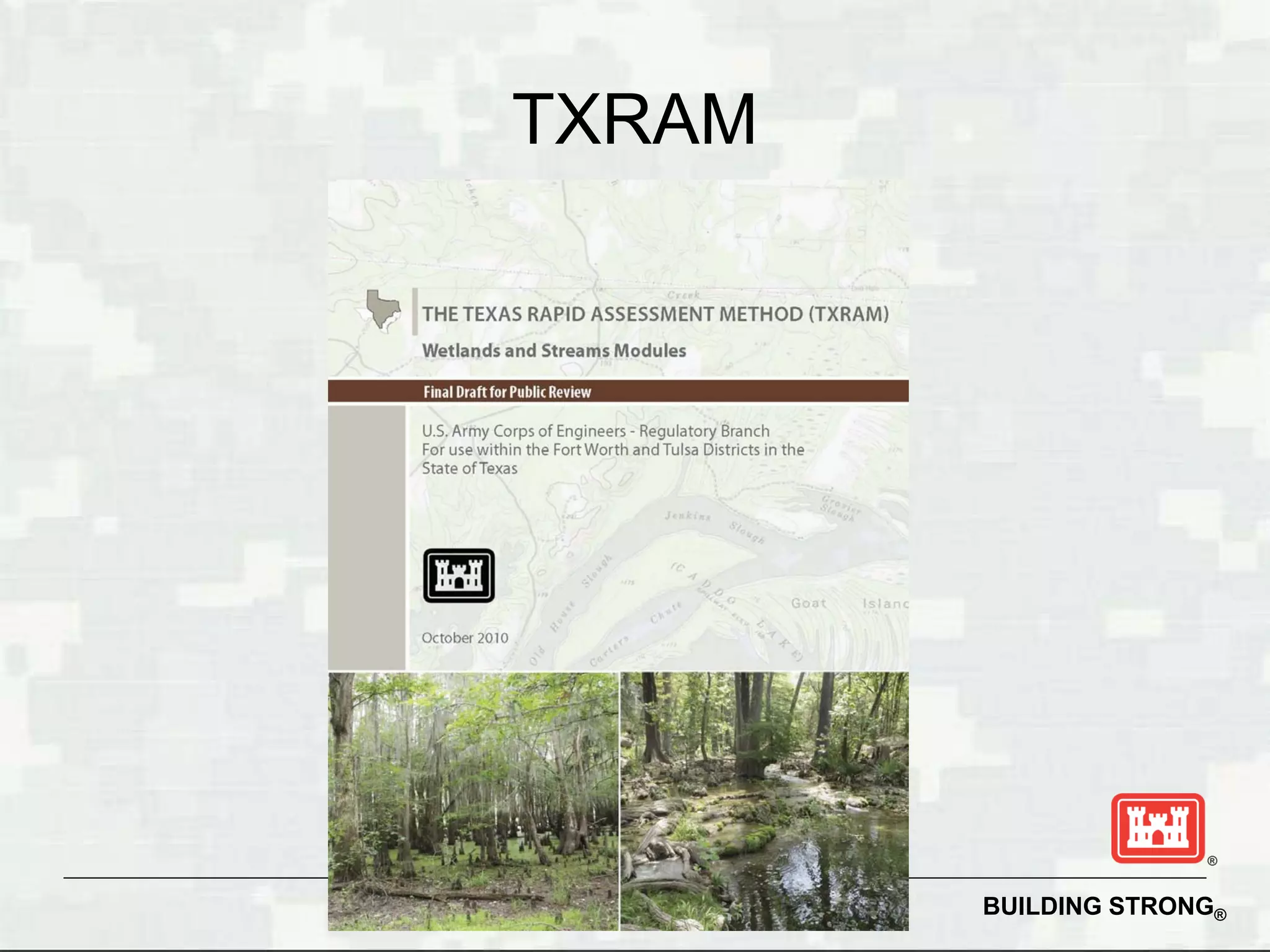 TXRAM




  56    BUILDING STRONG®
 
