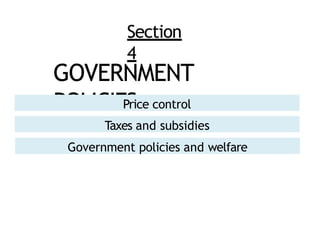 Subsidization Control SECTION FOUR -- GOVERNMENT POLICIES.pptx