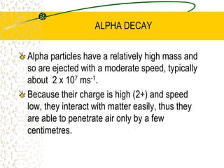 RADIOACTIVITYSECTION 4 TOPIC 3