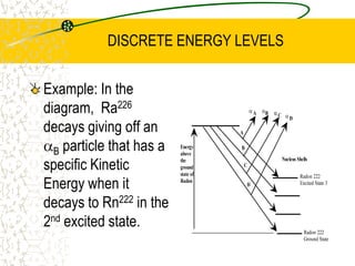 NEUTRON/PROTON STABILITYThis suggests that protons and neutrons bind in pairs. However, as the line curves upwards, more neutrons are needed to overcome the repulsive force between protons.