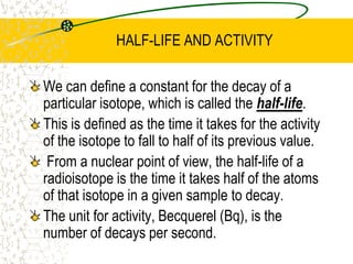 THE EFFECTS OF ELECTRIC AND MAGNETIC FIELDS ON  PARTICLESBeta particles are charged and so can be deflected by electric and magnetic fields. They will have parabolic paths. ElectronPositron
