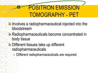 GAMMA DECAY	They can penetrate several centimetres of lead or concrete before being absorbed. 4 cm of lead reduces the intensity of a gamma ray beam by 10%.	They carry no charge and are undeflected by electric and magnetic fields and are therefore only weakly ionising. They cannot attract electrons but can knock them out similar to the photoelectric effect.