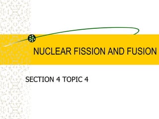 IONISING RADIATION DAMAGE TO LIVING MATTERRemoving electrons from atoms can…		- Cause molecules in living tissue to break 		  down.		- DNA can be affected, this can lead to      	  	  defective cells.		- Genetic defects.