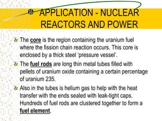 NUCLEAR FISSIONThe distribution of fission products with mass number is shown to the right:Most of the mass numbers of the daughter products are around 145(Barium) and 95(Krypton).95145