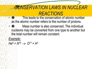 MASS DEFECTThis loss appears to come from the process that fuses the proton and neutron together. It is 4 times as great as the mass of an electron and too great to be explained as experimental error.In every nucleus there is some missing mass. The correct name for this is ‘mass defect’ m and the calculation requires the rest mass of each particle.