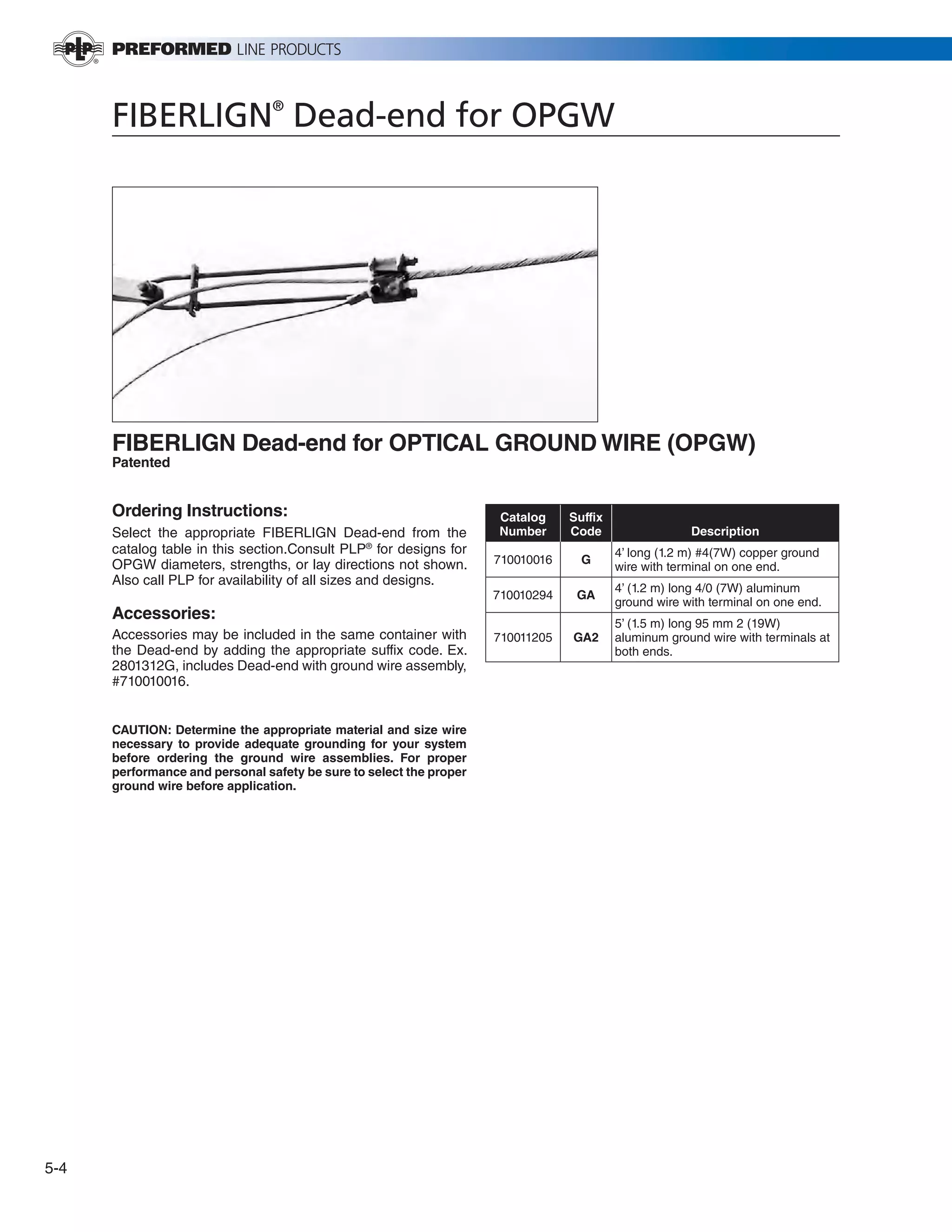 Section 5 FIBERLIGN Hardware for OPGW PDF