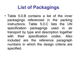 Section 5 Packaging | PPT