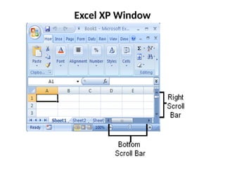 Excel XP Window
 
