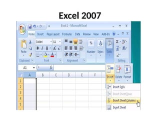 Excel 2007
 