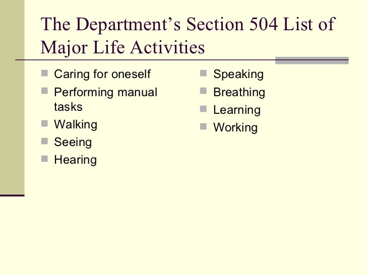 Section 504 School Training 20102011