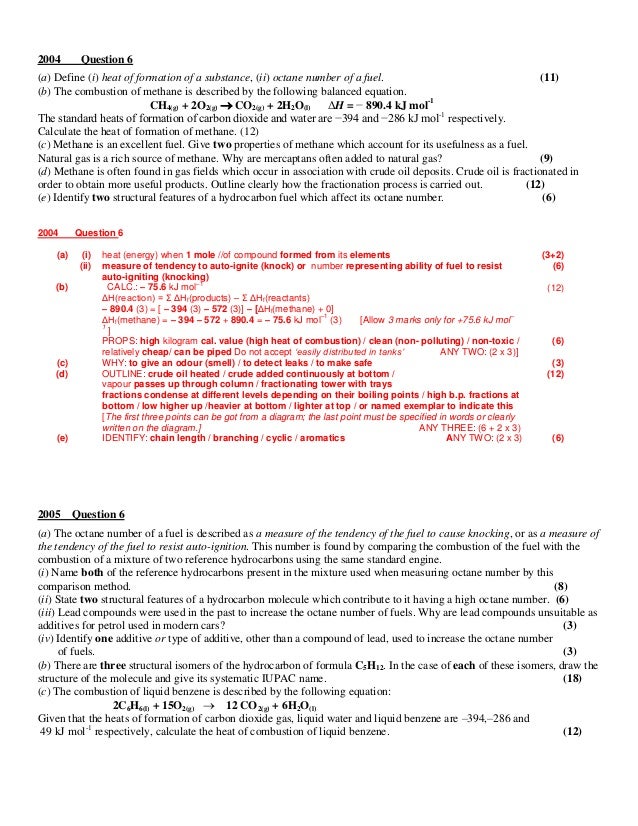 Write a balanced equation for the combustion reaction of octane