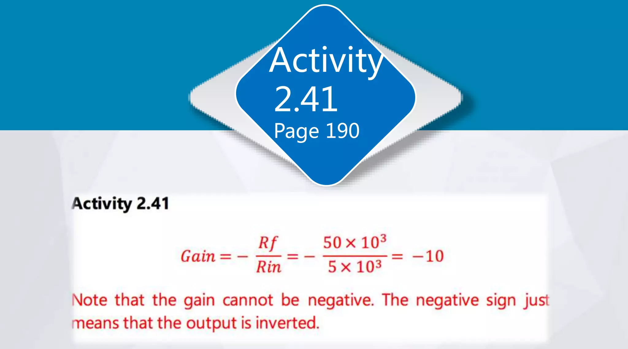 Activity
2.41
Page 190
 