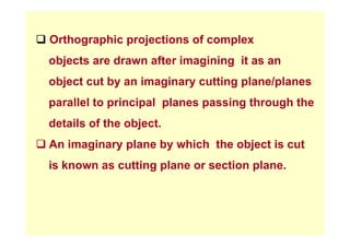 Orthographical Section Exploring Sectional Orthographic Projections: A Comprehensive Study of ...