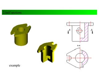 2.half sections example 