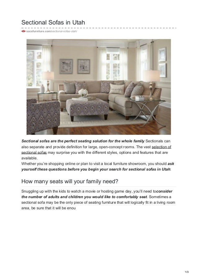 Sectional Sofas In Utah Sectional Sofas In Utah