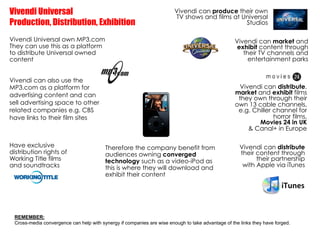 Vivendi Universal                                                       Vivendi can produce their own
                    ...