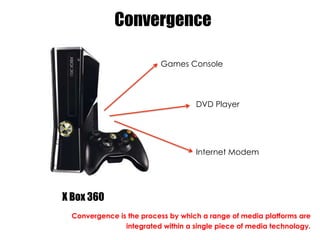 Convergence

                          Games Console




                                    DVD Player




              ...